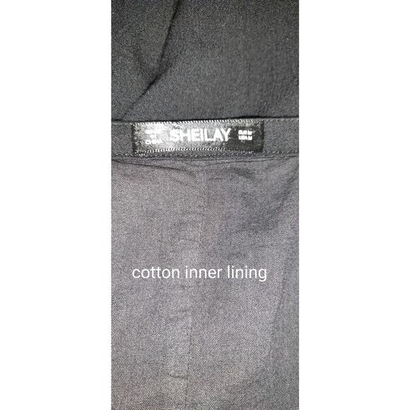 Witchy Black Boho Top M Whimsigoth Fairy Grunge Swingy Cold Shoulder Romantic - Picture 11 of 11